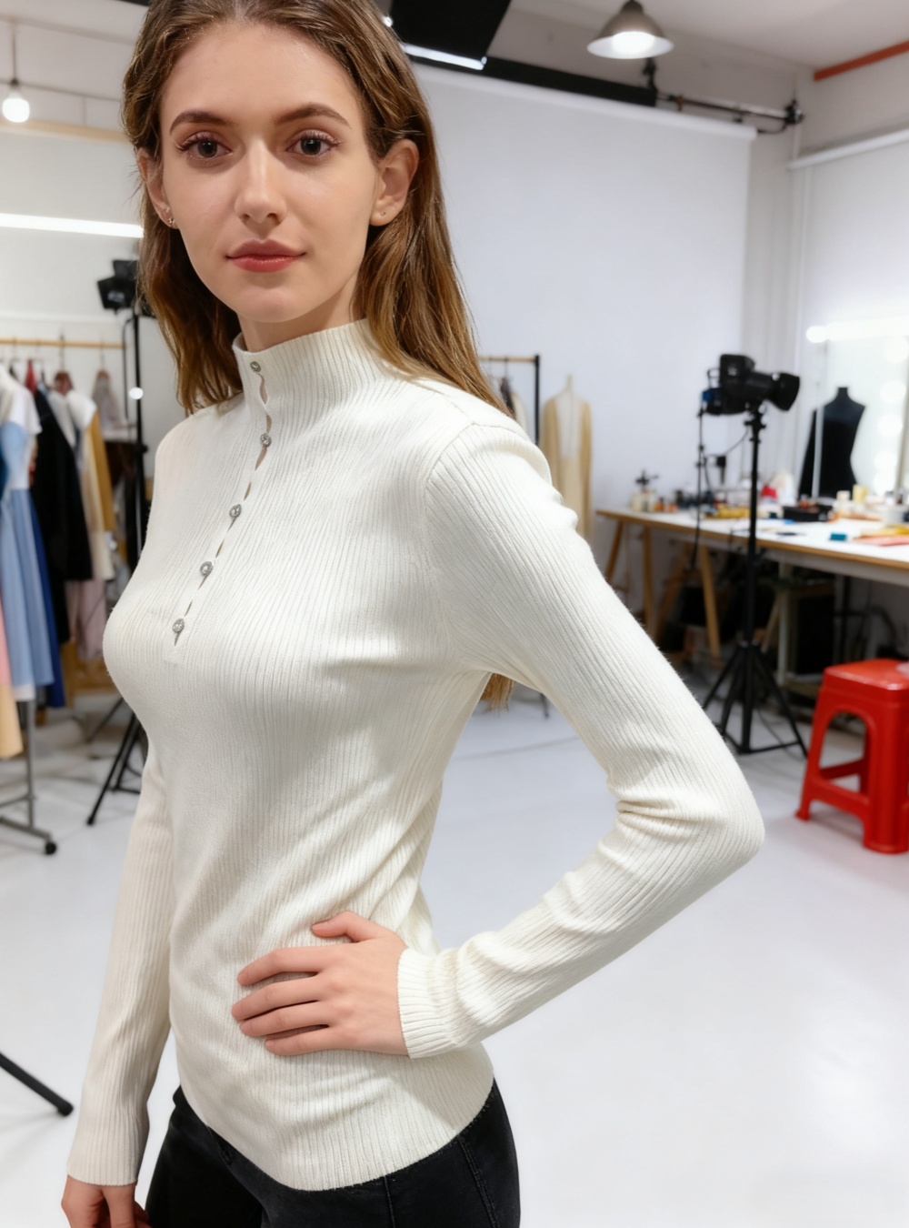 Slim long sleeve bottoming shirt all-match wear sweater