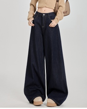 Casual spicegirl wide leg pants loose jeans for women