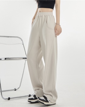 Autumn and winter wide leg pants sweatpants for women