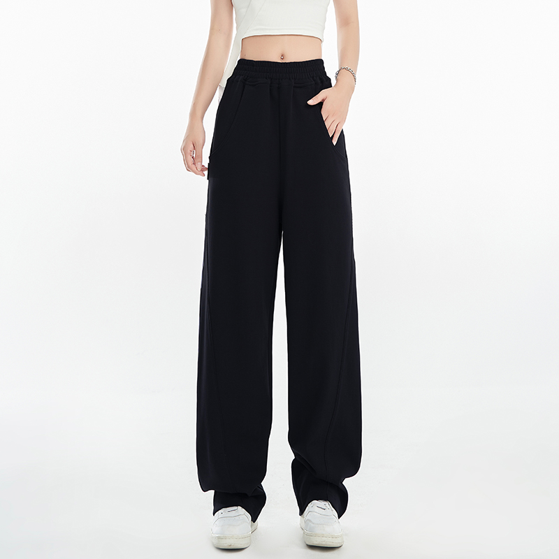 Autumn and winter wide leg pants sweatpants for women