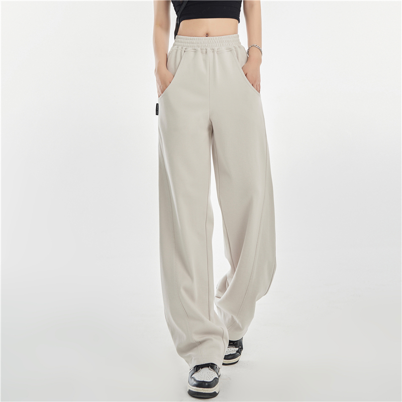 Autumn and winter wide leg pants sweatpants for women
