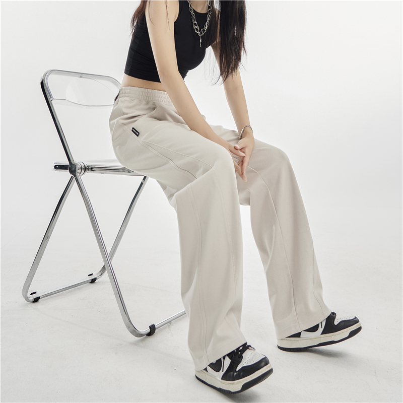 Autumn and winter wide leg pants sweatpants for women