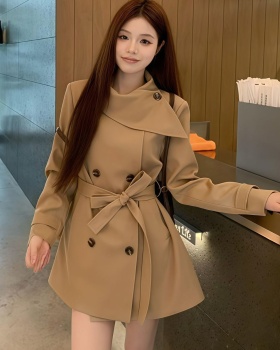 Temperament overcoat windbreaker for women