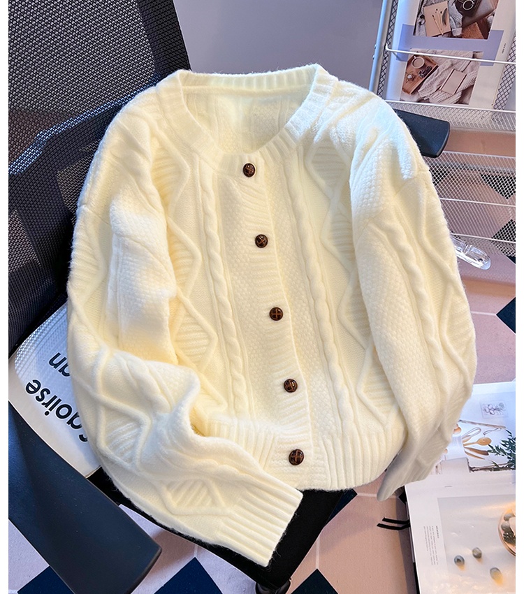 Korean style lazy cardigan sweet spring tops for women