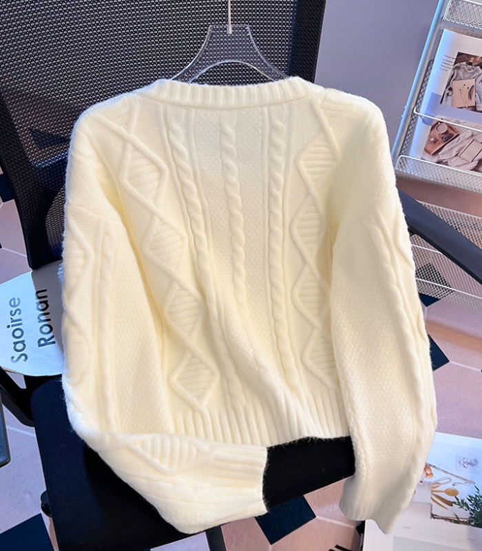 Korean style lazy cardigan sweet spring tops for women