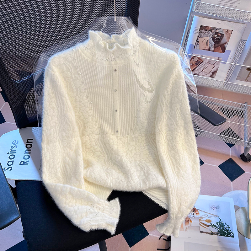 Autumn and winter tops small shirt for women