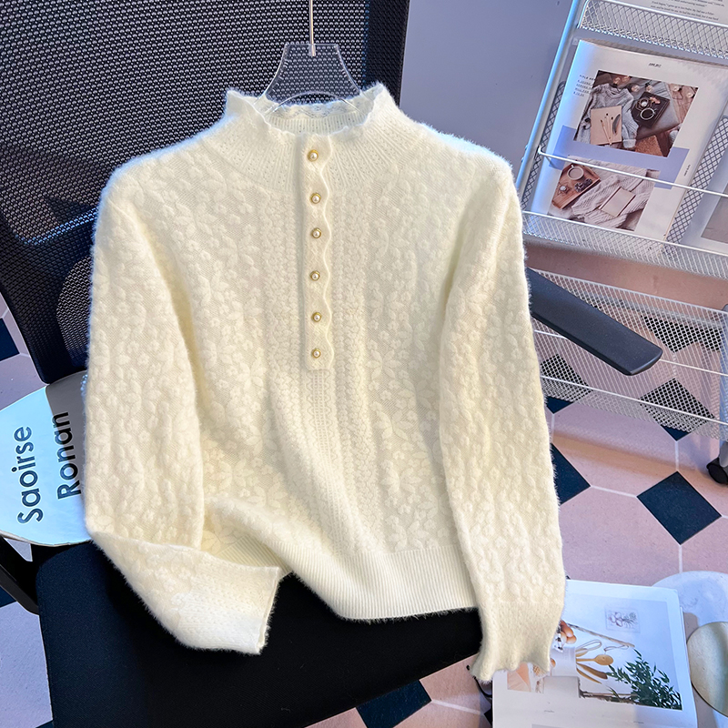 Splice tender crochet lace sweater