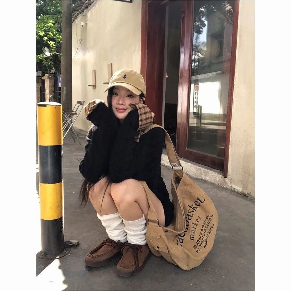 Lazy Korean style sweater autumn tops for women
