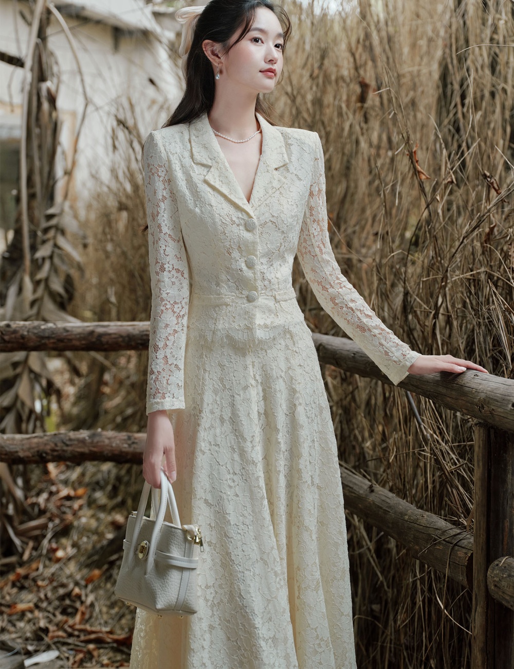 Pinched waist big skirt tops tender long skirt a set