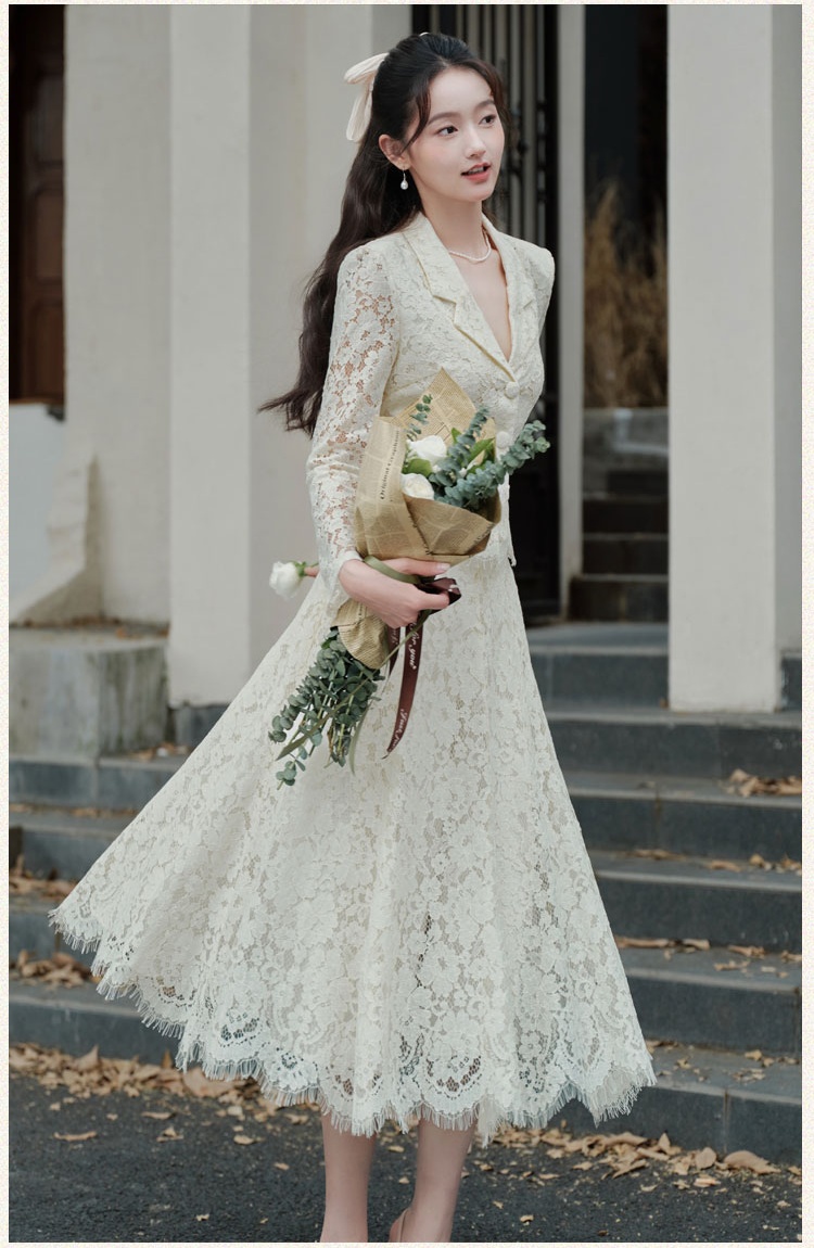 Pinched waist big skirt tops tender long skirt a set