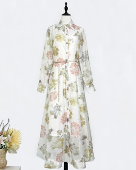Retro temperament dress fashion long dress