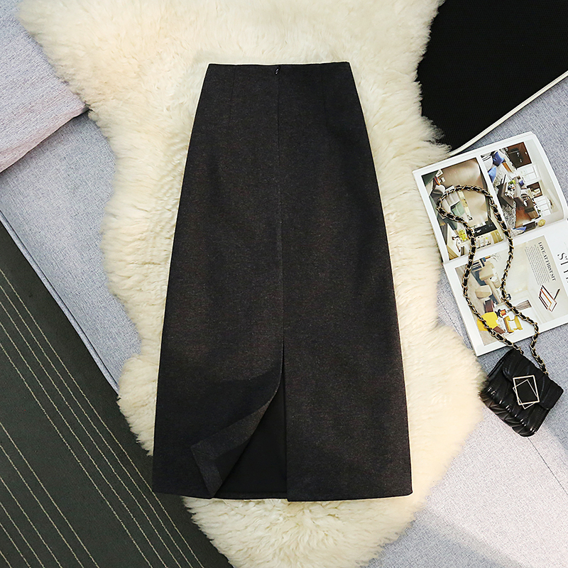 Slim long dress autumn and winter skirt for women