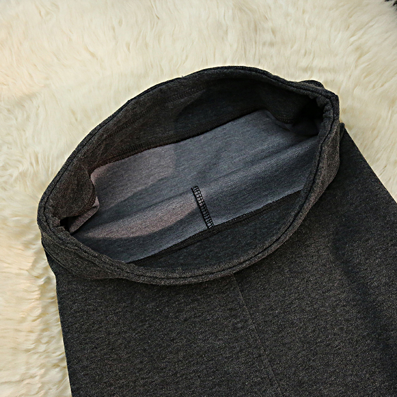 Gray slim all-match autumn and winter skirt for women