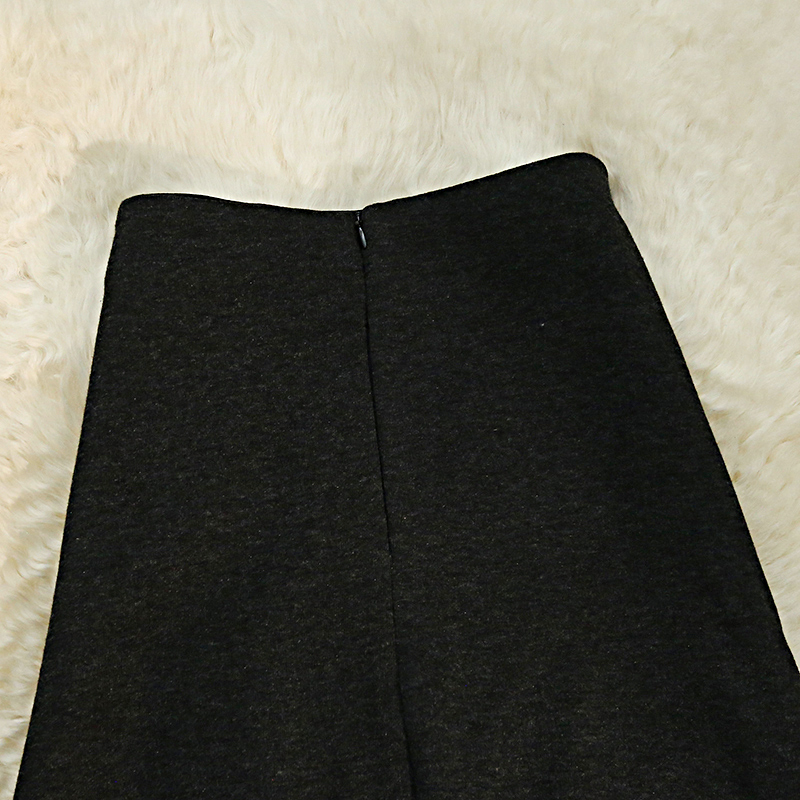 Mopping autumn and winter long skirt A-line skirt