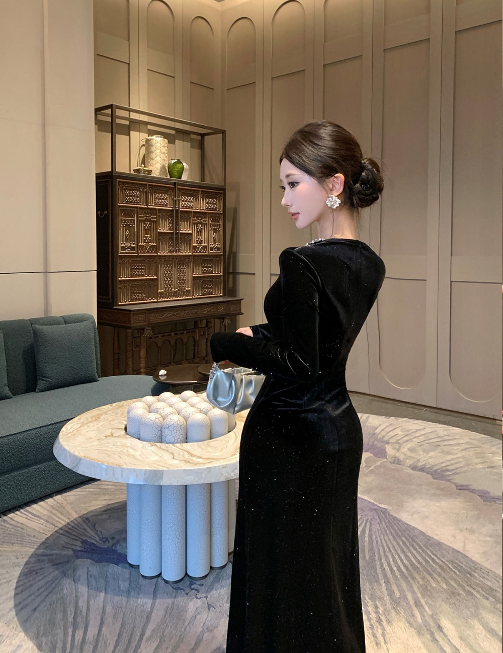 Elegant formal dress temperament dress for women