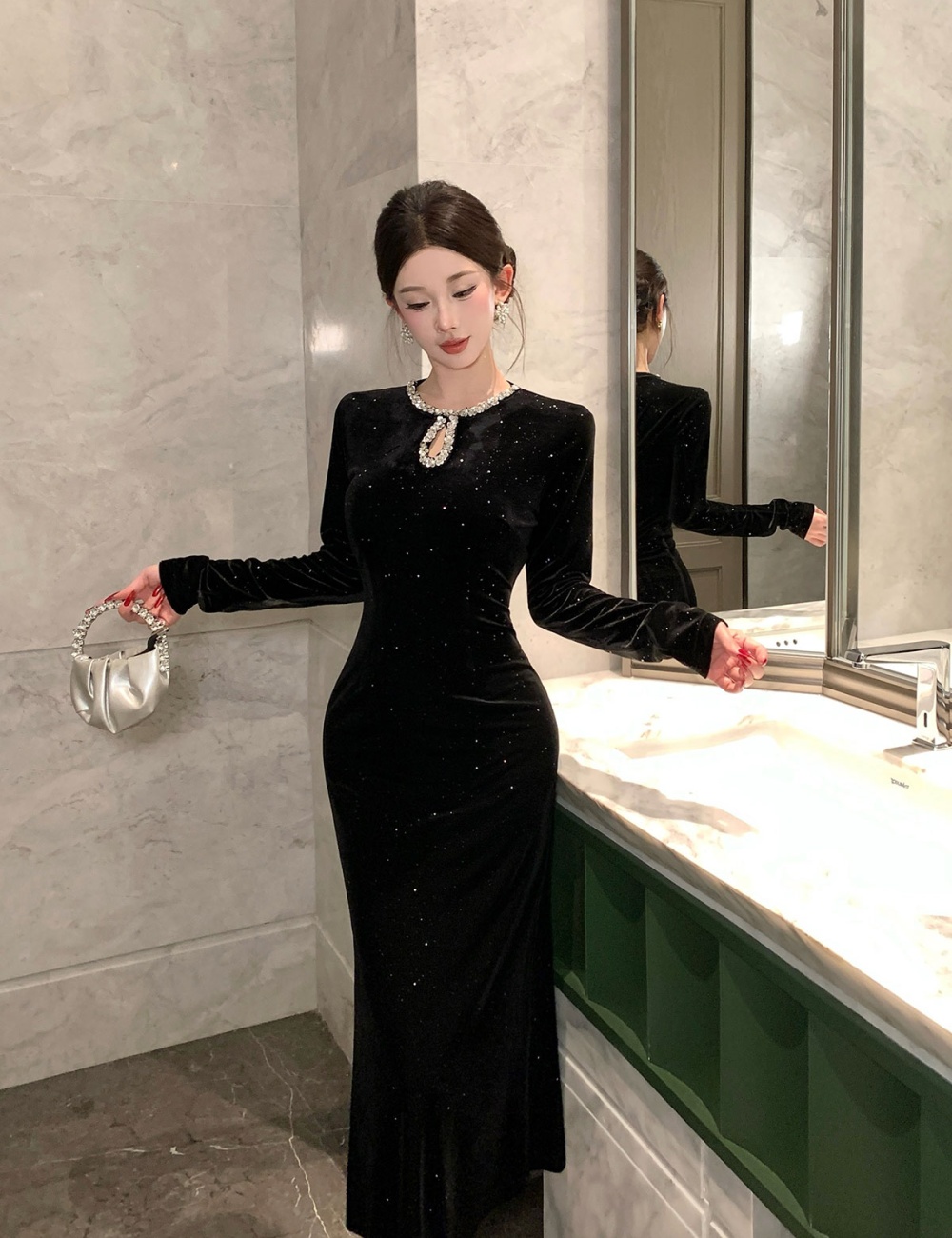 Elegant formal dress temperament dress for women