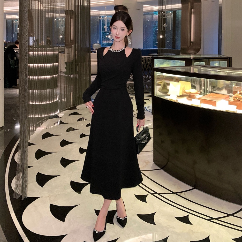 Inside the ride slim dress long sleeve formal dress