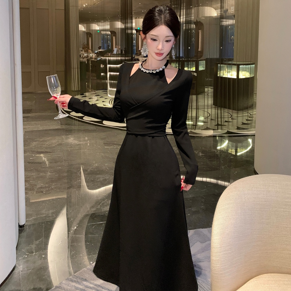 Inside the ride slim dress long sleeve formal dress