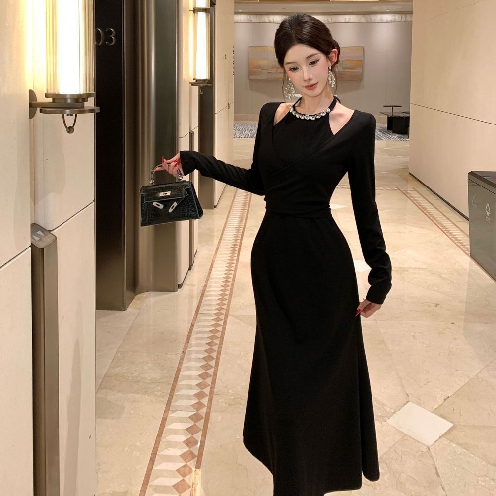 Inside the ride slim dress long sleeve formal dress