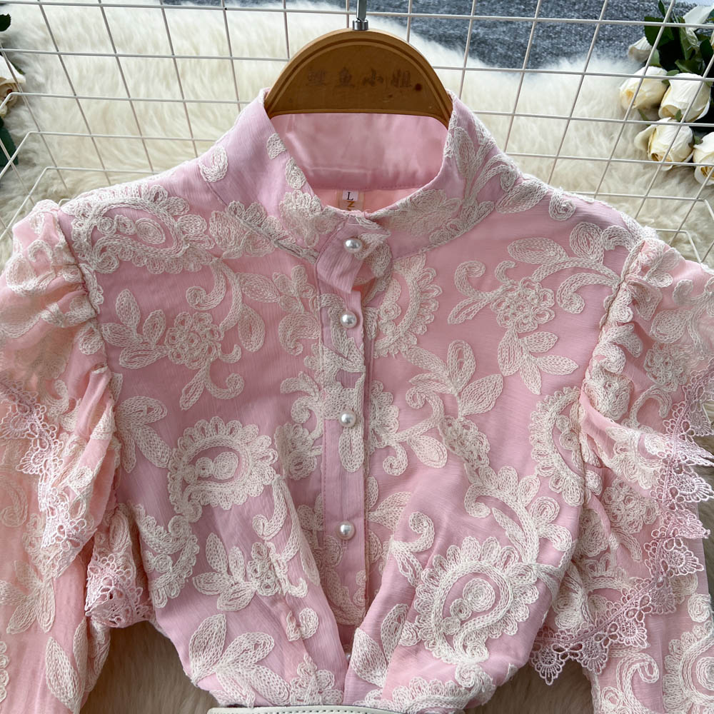 Lace splice light luxury bandage dress