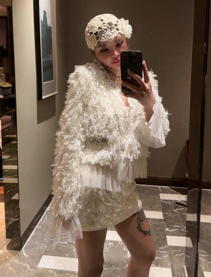 Chanelstyle tops ladies coat for women