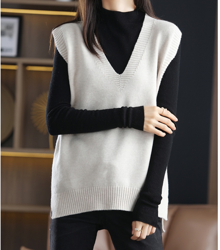 Autumn and winter bottoming shirt pullover waistcoat