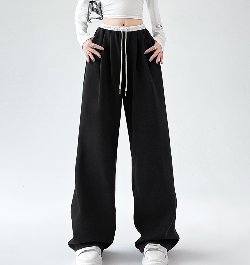 Casual American style wide leg pants loose sweatpants