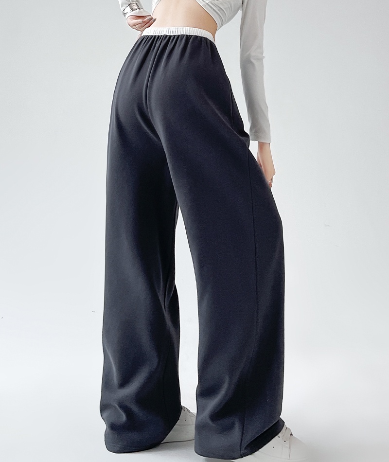 Casual American style wide leg pants loose sweatpants