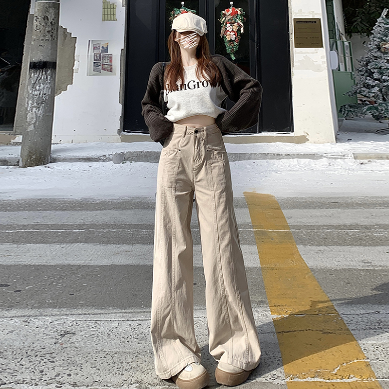Straight pants casual pants long pants for women