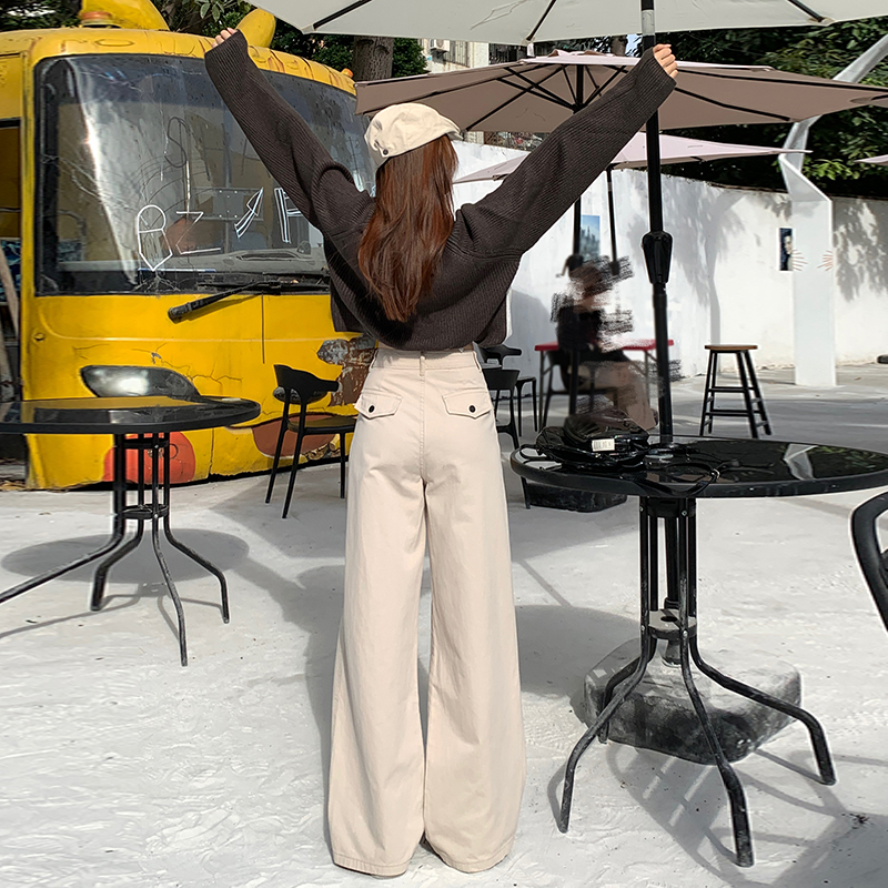 Straight pants casual pants long pants for women