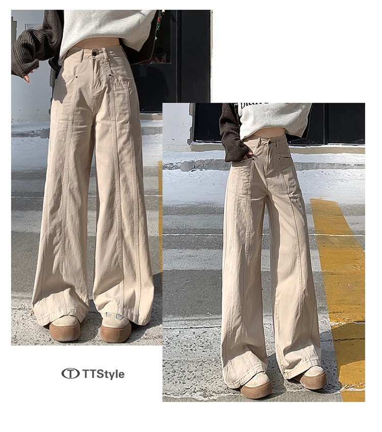Straight pants casual pants long pants for women