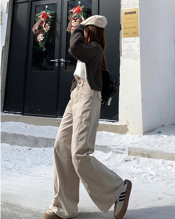 Straight pants casual pants long pants for women