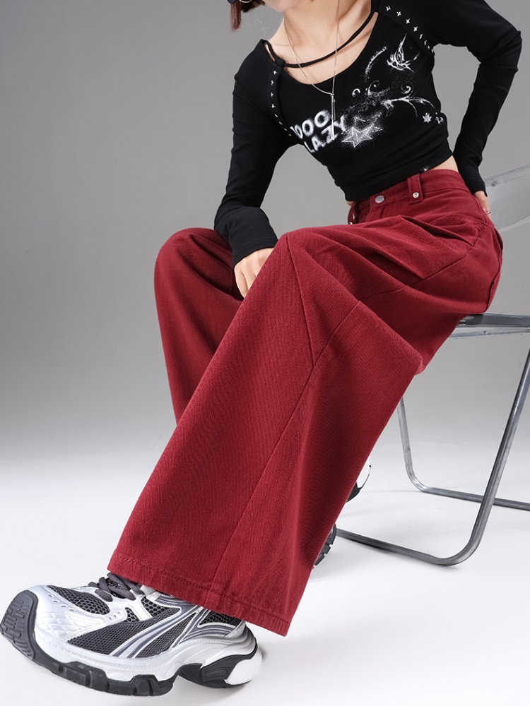 High waist wide leg pants