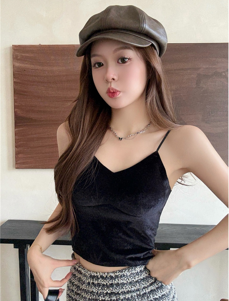 Slim sling integrated autumn with chest pad enticement vest