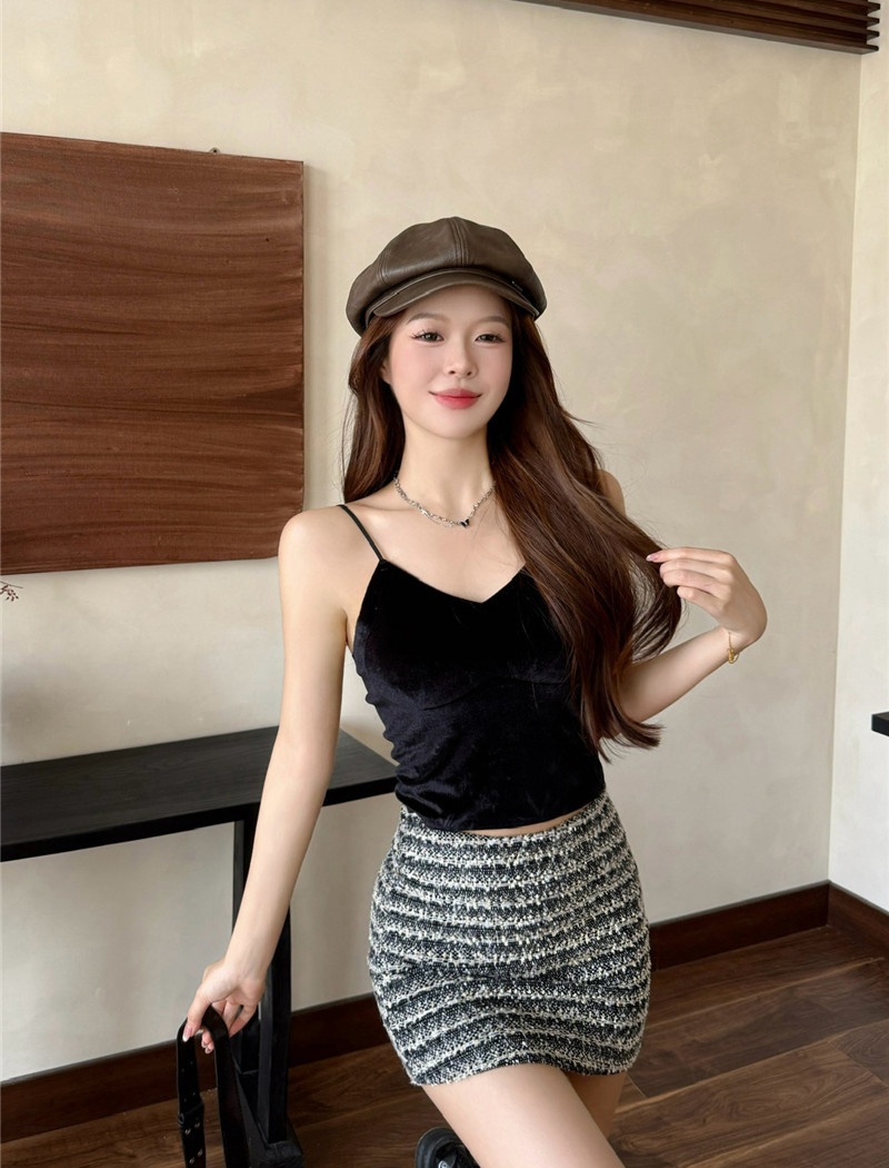 Slim sling integrated autumn with chest pad enticement vest