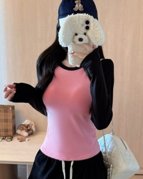 Long sleeve T-shirt bottoming shirt for women