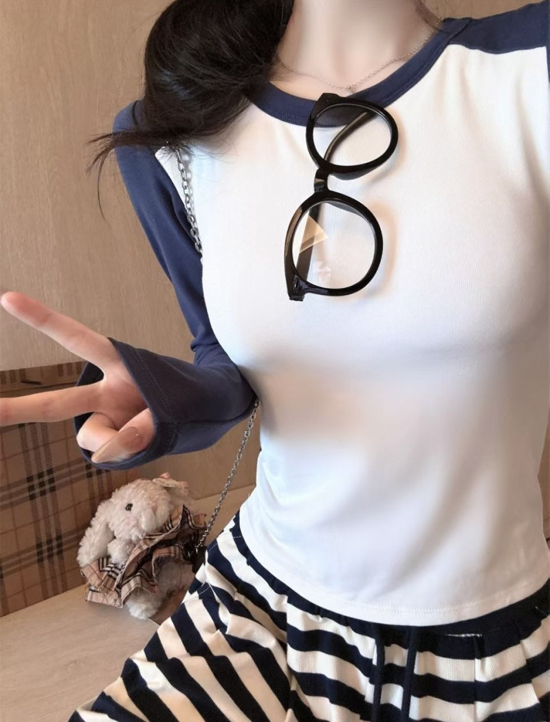 Long sleeve T-shirt bottoming shirt for women