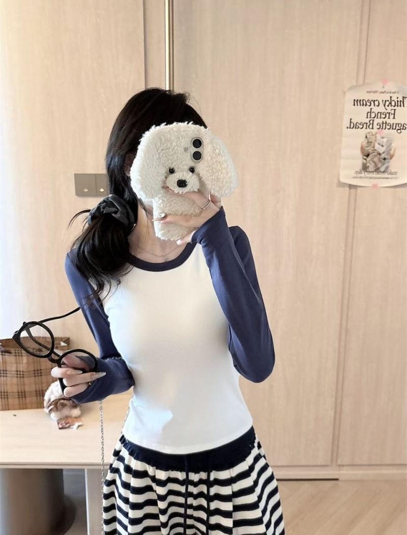 Long sleeve T-shirt bottoming shirt for women