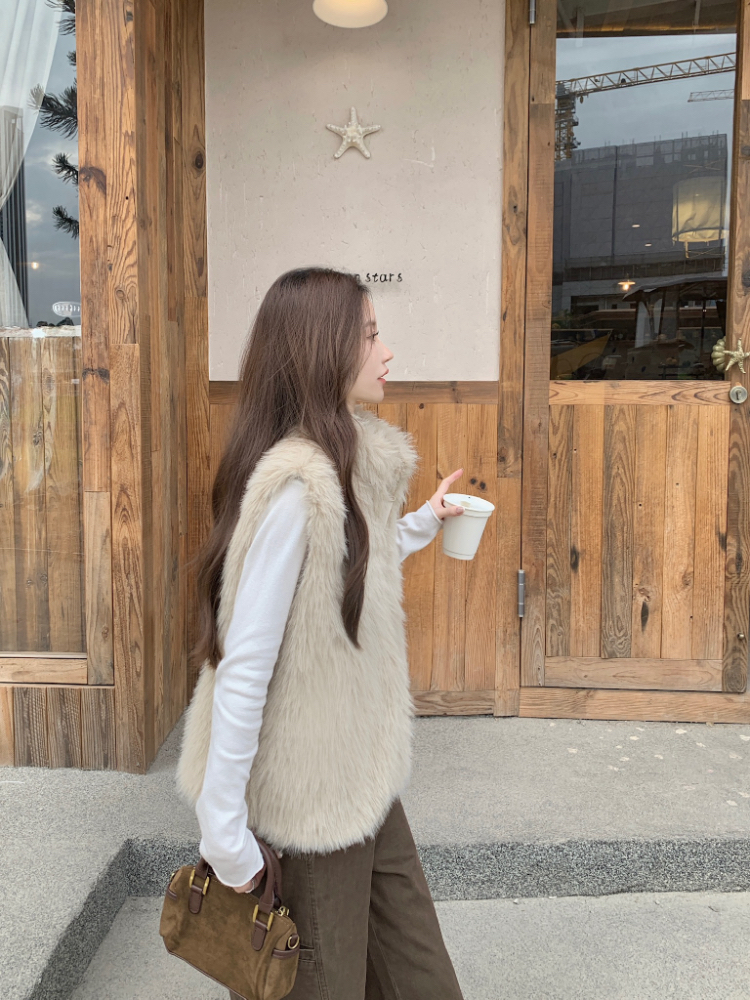 All-match winter tops Korean style waistcoat