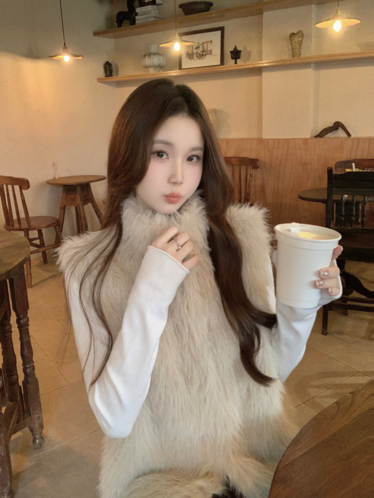 All-match winter tops Korean style waistcoat