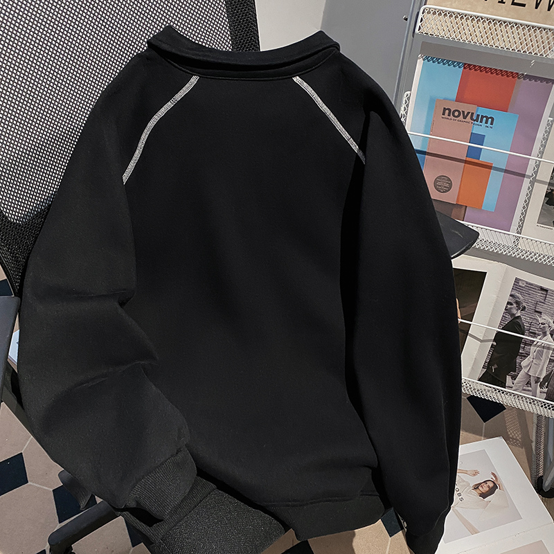 Large yard T-shirt long sleeve hoodie for men