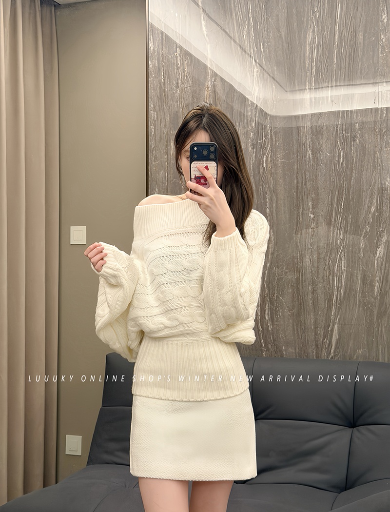 Korean style lazy sweater