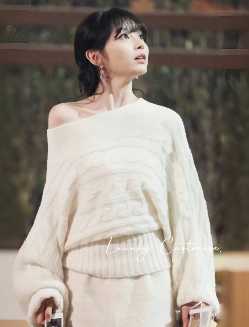 Korean style lazy sweater