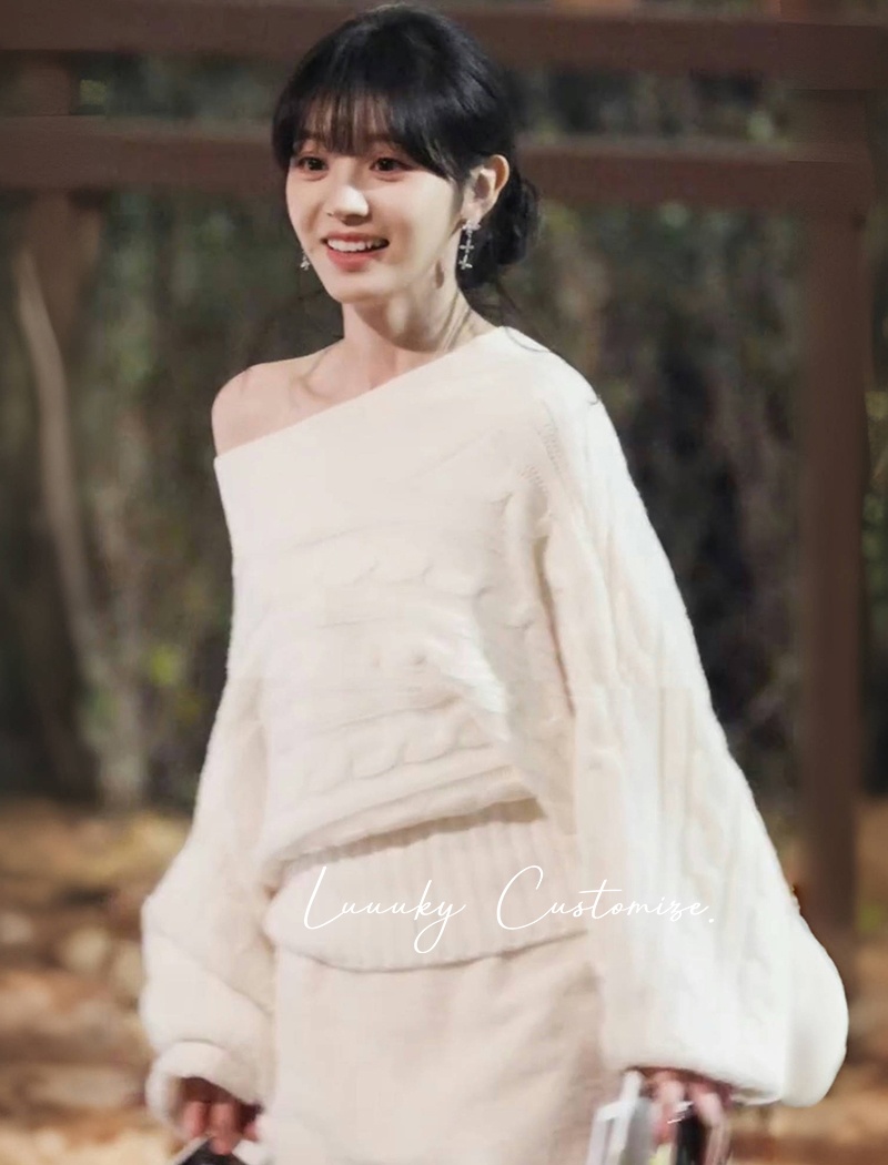 Korean style lazy sweater