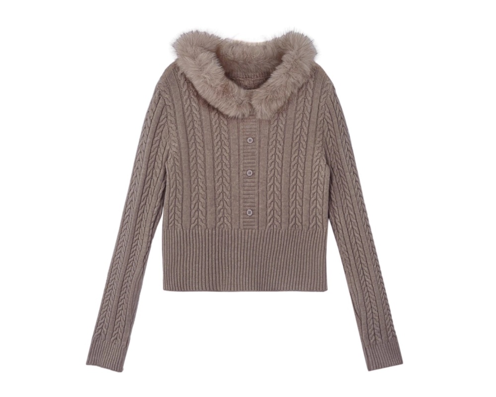 Christmas temperament winter removable sweater for women