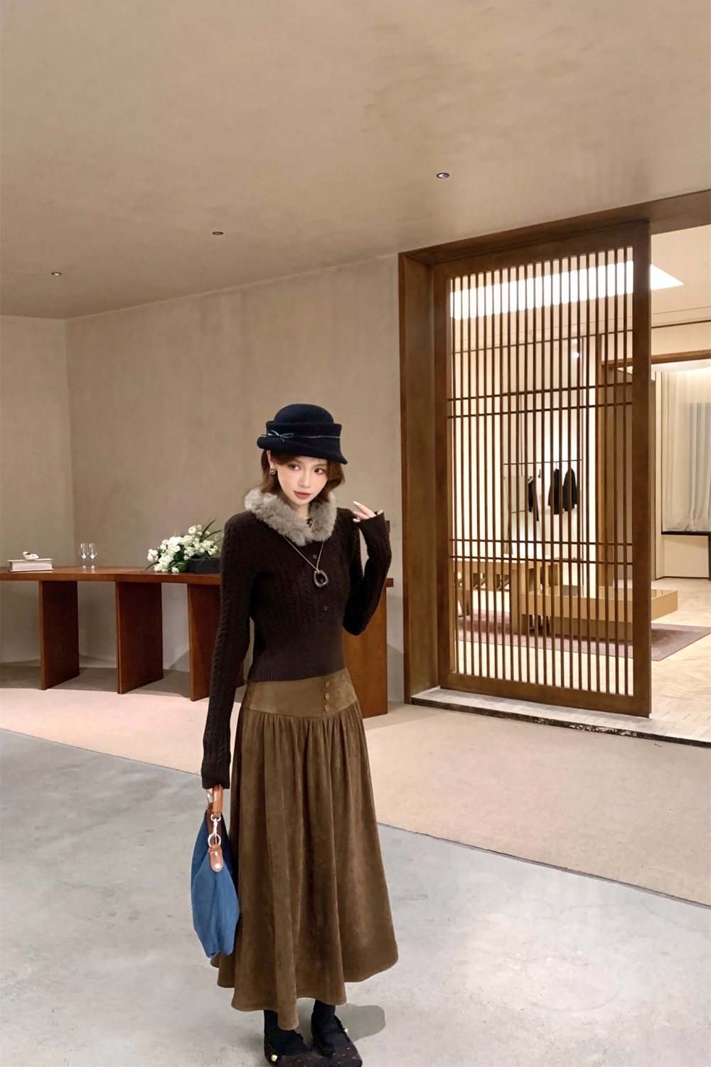 Christmas temperament winter removable sweater for women