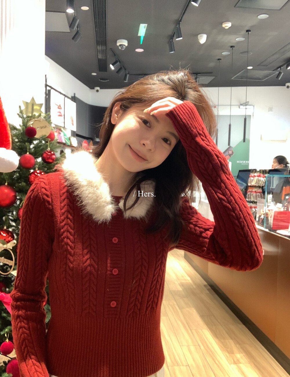 Christmas temperament winter removable sweater for women