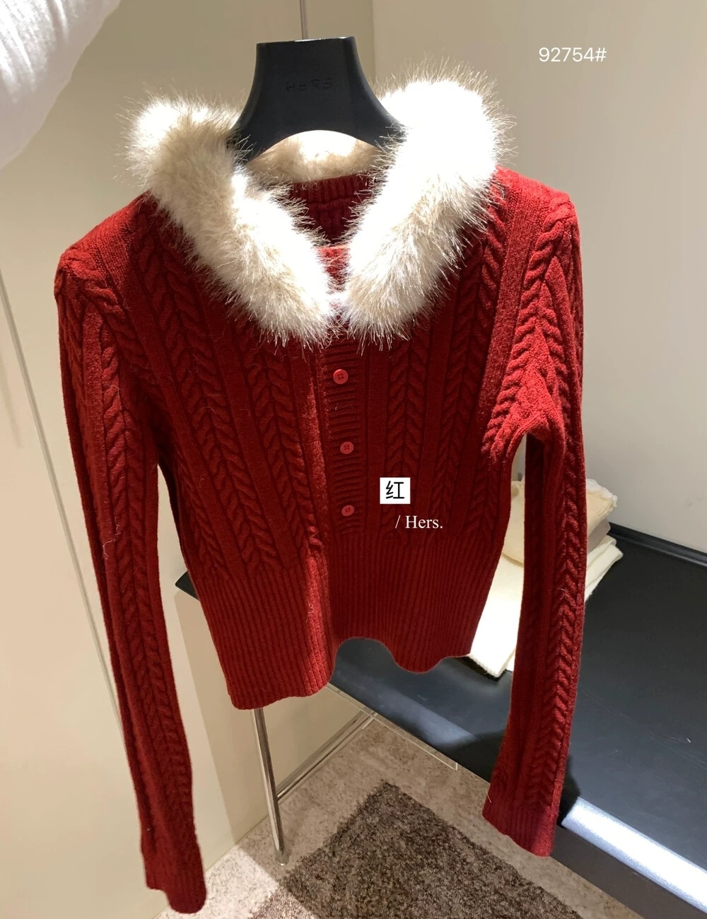 Christmas temperament winter removable sweater for women