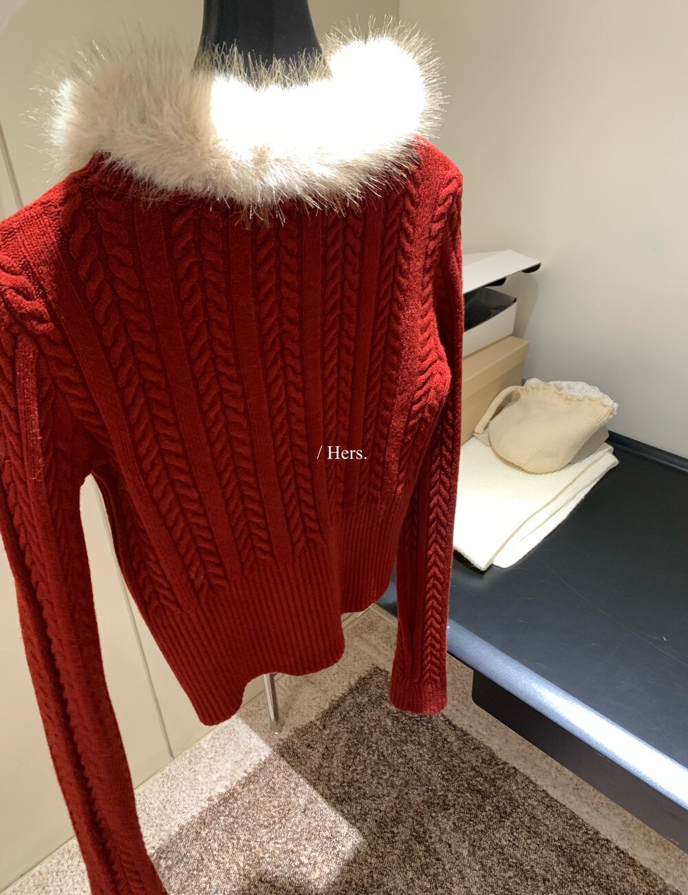 Christmas temperament winter removable sweater for women