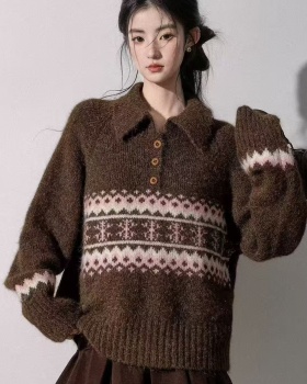 Hooded tops autumn and winter sweater for women